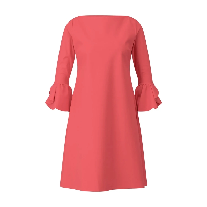 Chiara Boni  Midikleid Acura mit Trompetenärmeln Rosa