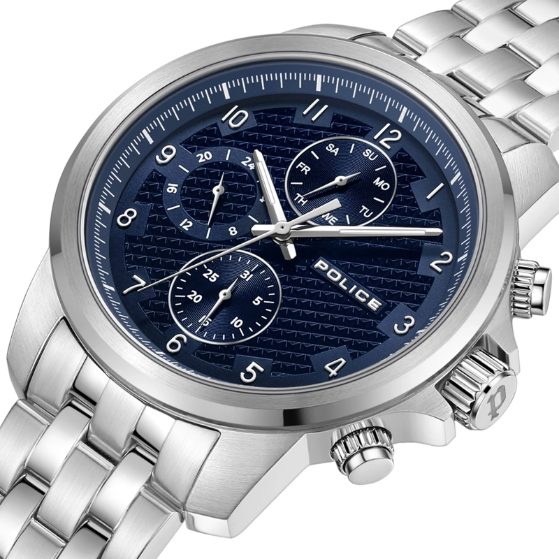 Police Automatikuhr Quarzuhr Mensor silber(Image 4)