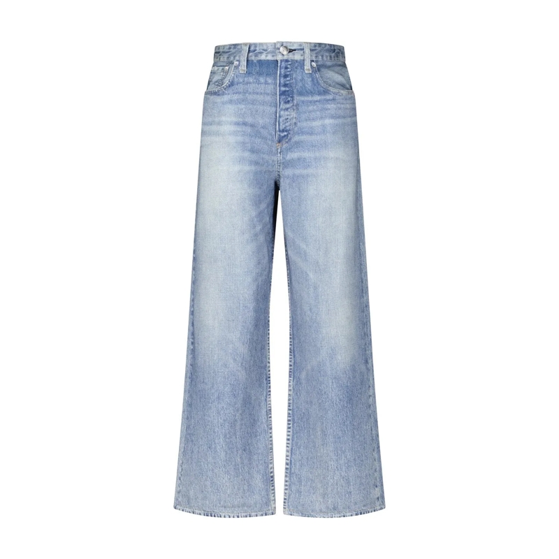 Rag & Bone Jeans Wide-Leg Jeans Blau