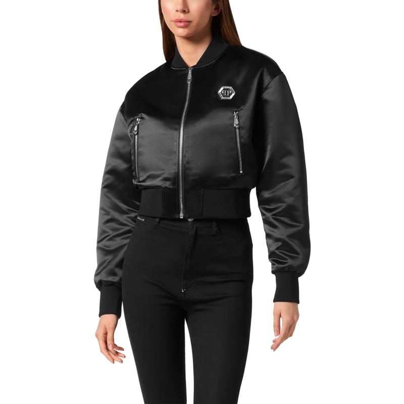 Philipp Plein Daunenjacke Bomber Fatale schwarz(Image 3)