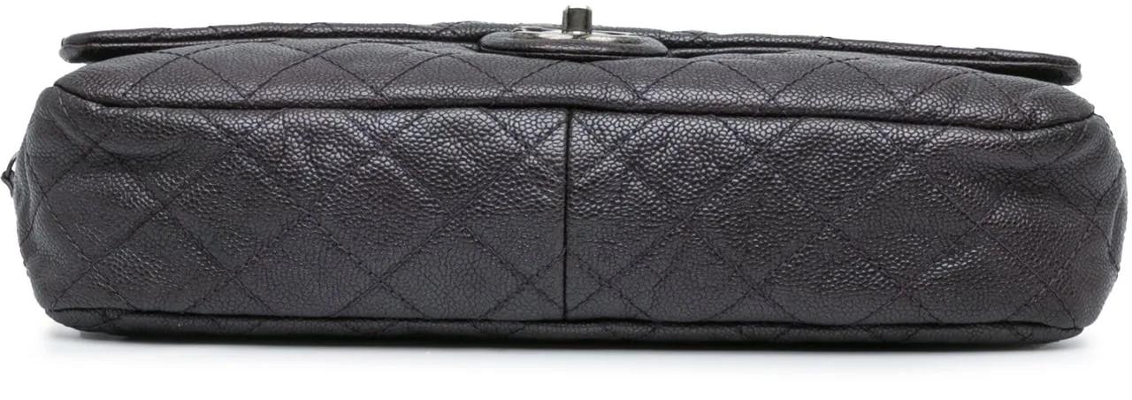 Thumbnail - Chanel Hobo Bags - 2011 Jumbo Quilted Caviar Easy Flap - Gr. unisize - in Grau - für Damen