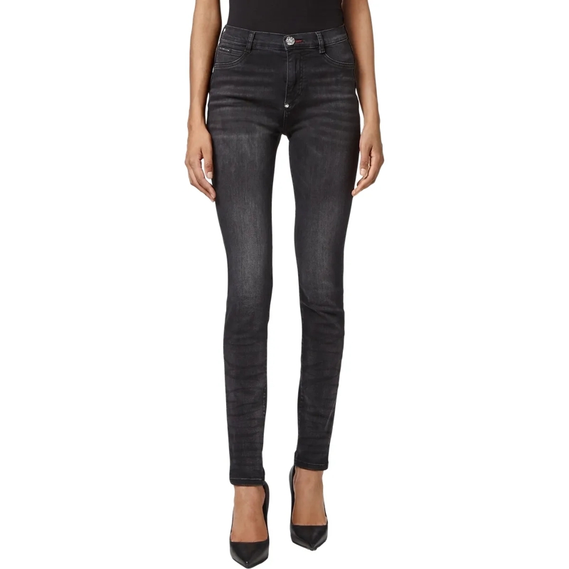 Philipp Plein Skinny-Leg-Jeans Jeggings grau(Image 4)