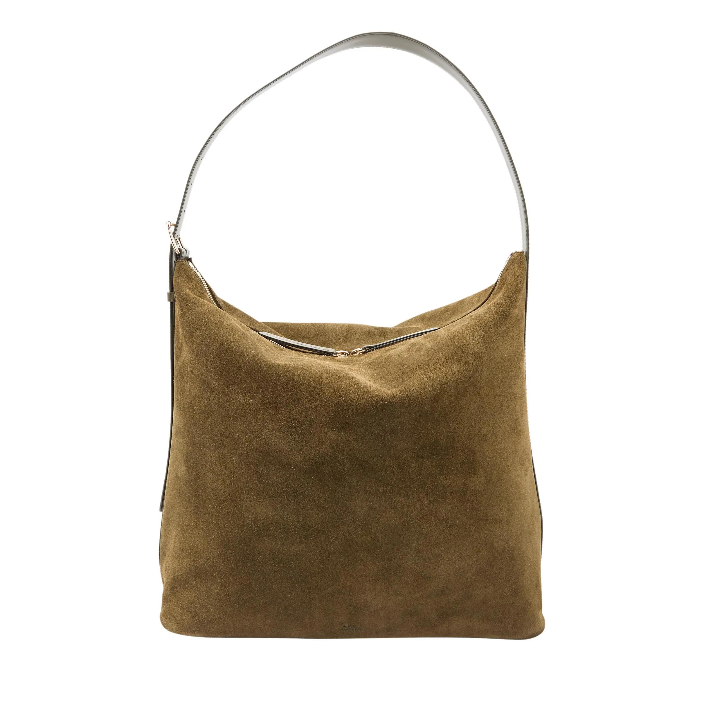 Thumbnail - A.P.C. Beuteltaschen - Sac Vera Maxi - Gr. unisize - in Grün - für Damen