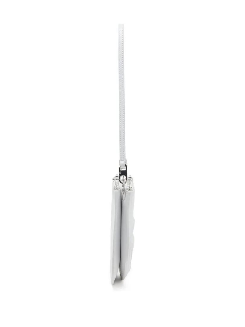 Diesel Hobo bags White Shoulder Bag With Top Zip Fastening in wit