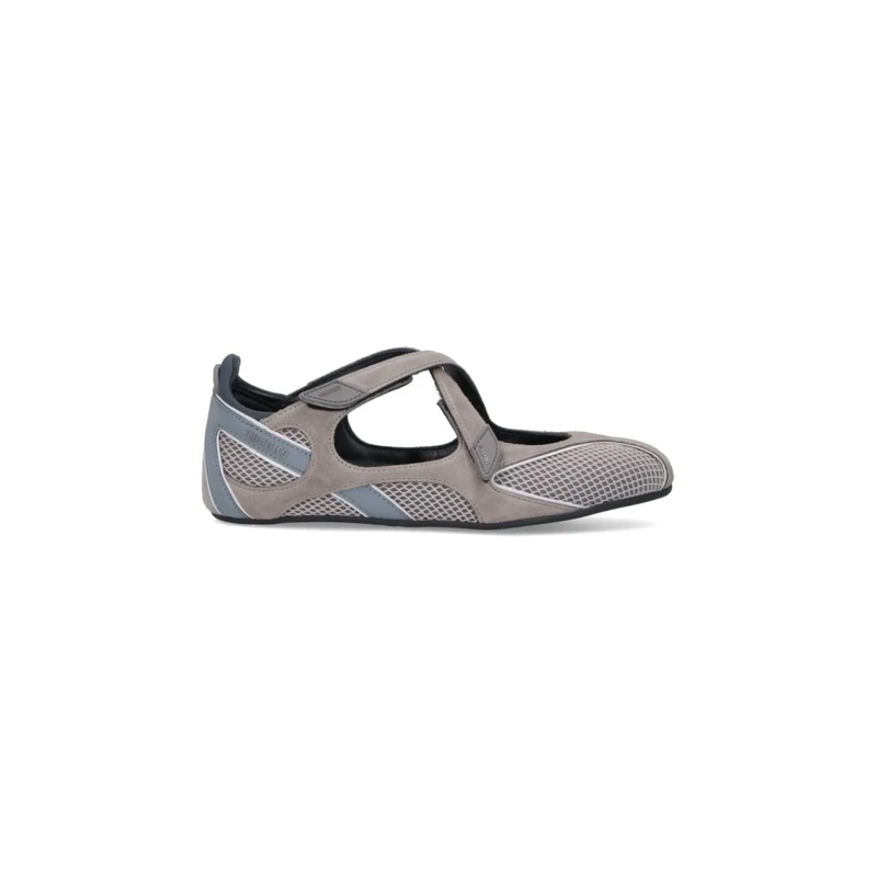 The Attico Balletschoenen "Floor 01" Flat Ballerinas – Grey Grey