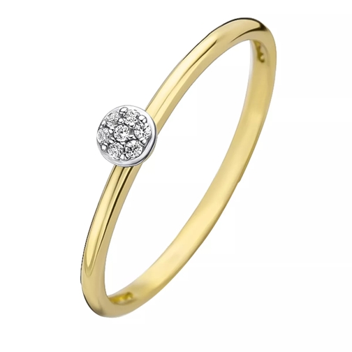 Blush Ring 1199YZI - Gold (14k) with Zirconia Yellow Gold Solitaire Ring