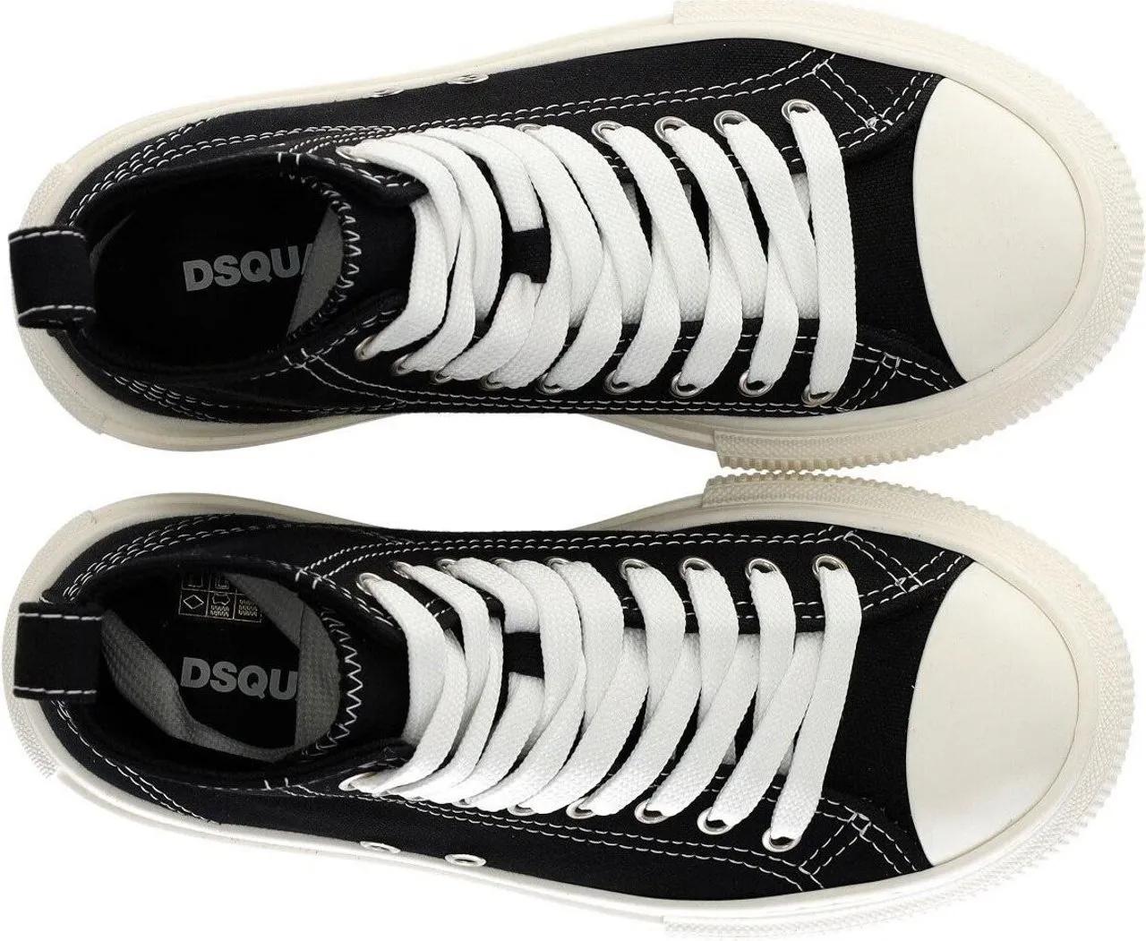 Thumbnail - Dsquared2 Low-Top Sneaker - Berlin Black Sneaker With Logo Black - Gr. 35 (EU) - in Schwarz - für Damen
