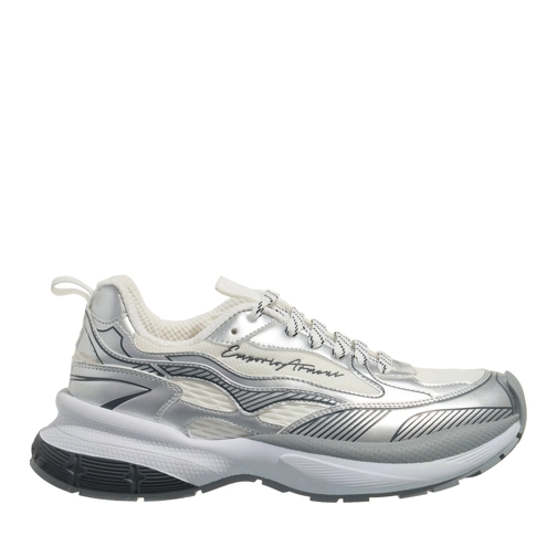 Emporio Armani Low-Top Sneaker Aura Sneaker Silver