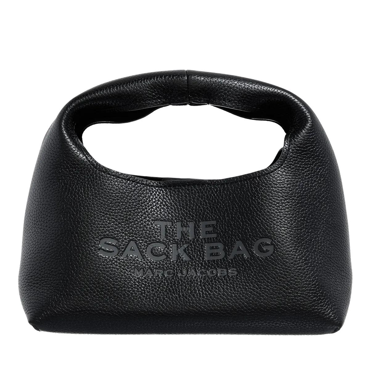 Marc Jacobs Hobo Bags - The Mini Sack - Gr. unisize - in Schwarz - für Damen - aus Leder & Leder & Leder