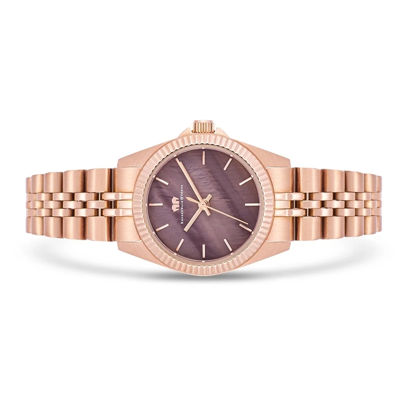 Rhodenwald & Söhne Automatikuhr Damen Armbanduhr Cassina Edelstahl rosegold(Image 3)