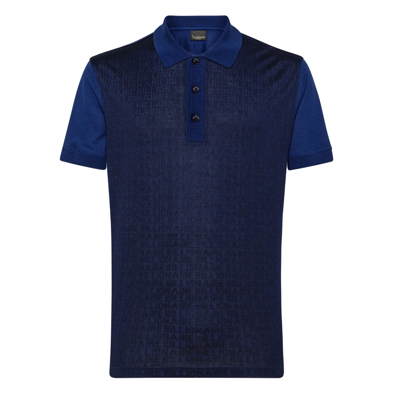 BILLIONAIRE Top Poloshirt dunkel-blau