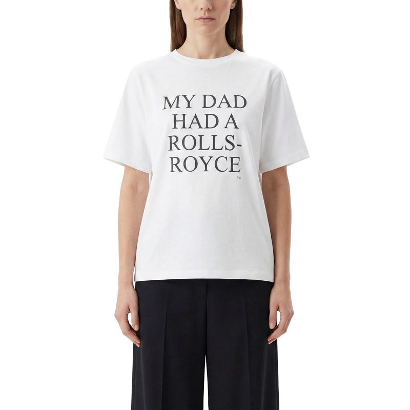 Victoria Beckham T-shirt T-Shirt mit Print weiß(Image 2)