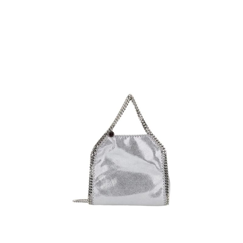 Stella McCartney Tote Flannel Mini Tote Bag Neutrals