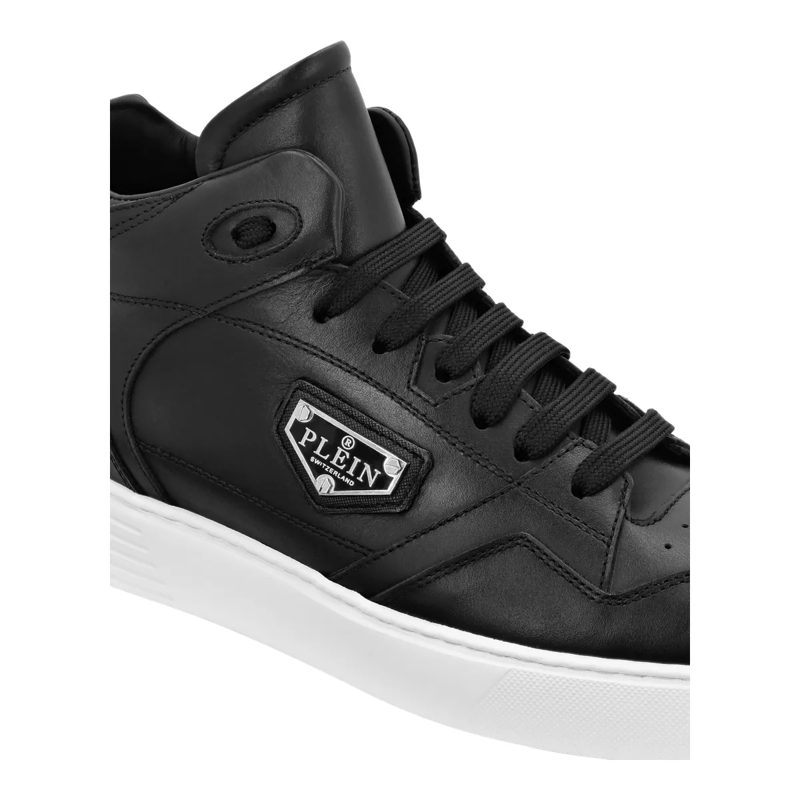 Philipp Plein Low-Top-Sneaker Mid-Top Turnschuhe schwarz(Image 3)