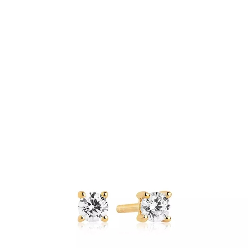 Sif Jakobs Jewellery Princess Piccolo Earrings 18K Yellow Gold Plated Ohrstecker