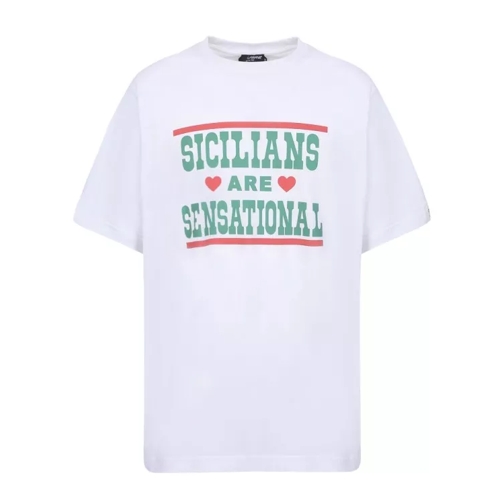 Dolce&Gabbana White Sicilians T-Shirt White T-tröjor