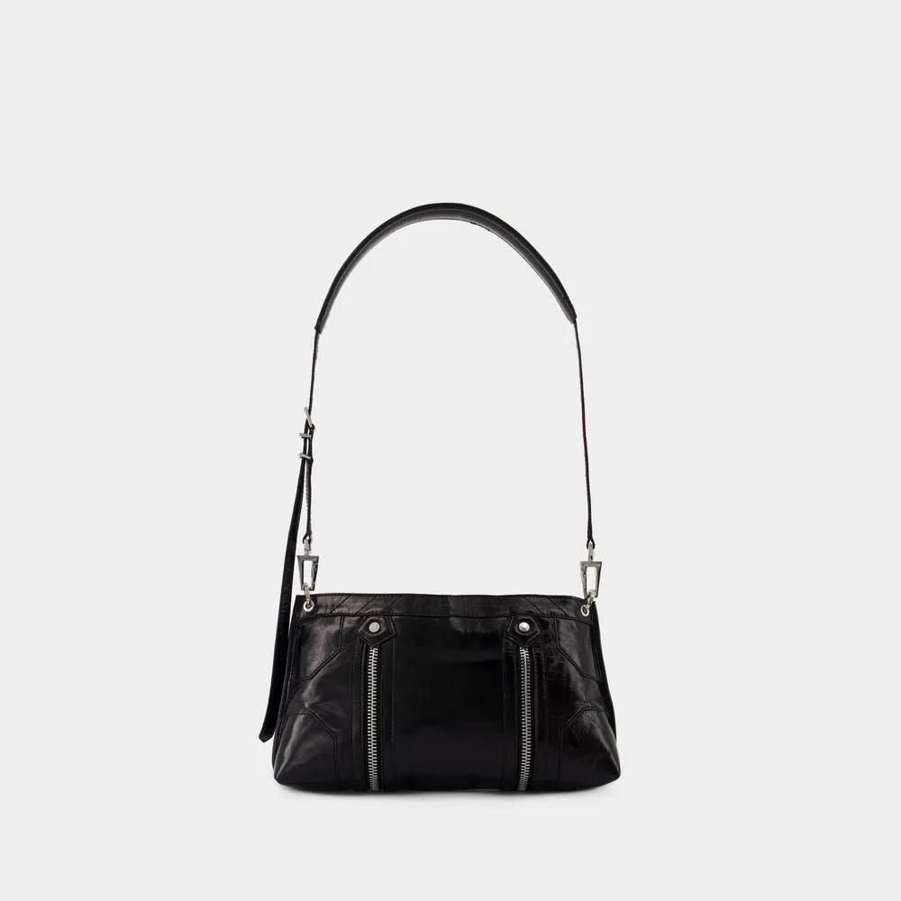 Zadig & Voltaire Shoppers Sunny Moody Crossbody Leather Black in zwart
