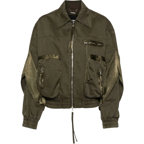 Blumarine Vestes en duvet giacca bomber darkgreen grün