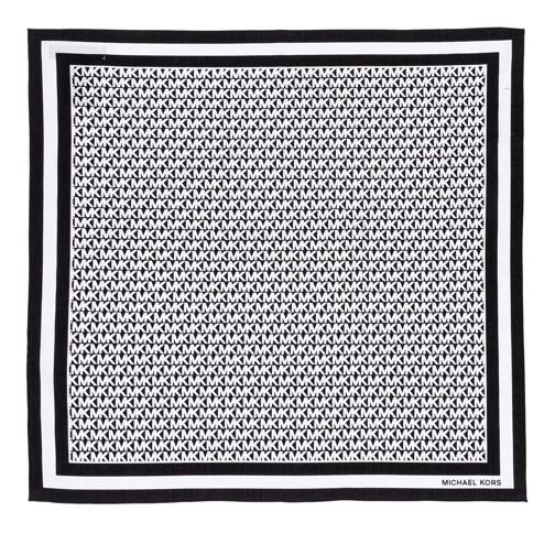 MICHAEL Michael Kors Mk Logo Scarf Black/White Leichter Schal