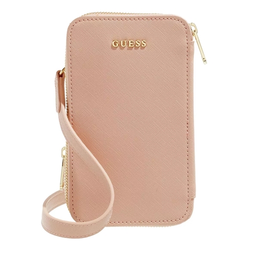 Guess Double Phone Pouch Ivory Mikrotasche