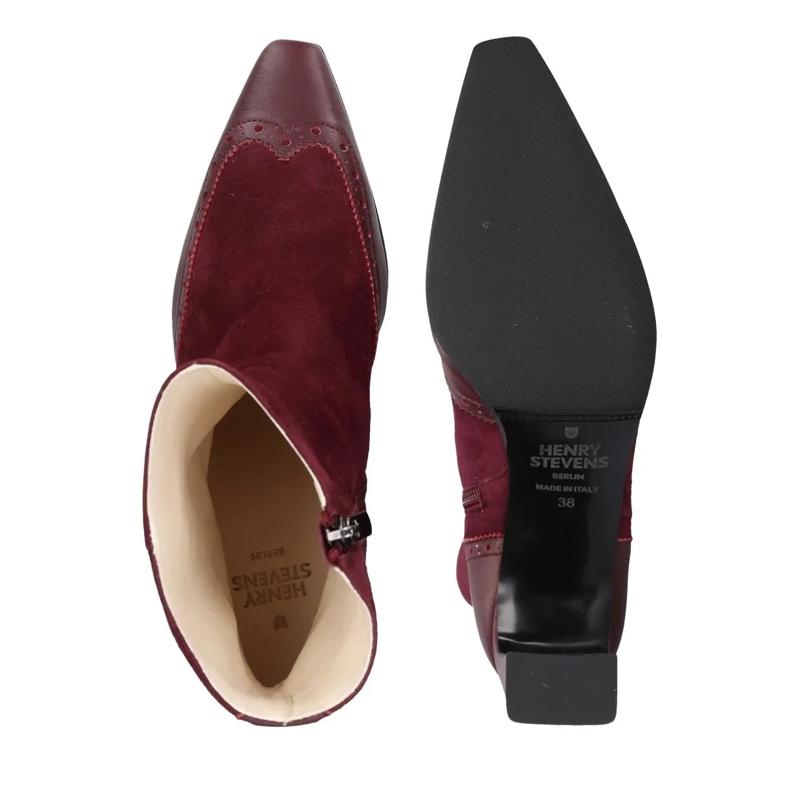 Henry Stevens Stiefeletten Stiefeletten Madison ZB70 bordeaux(Image 4)
