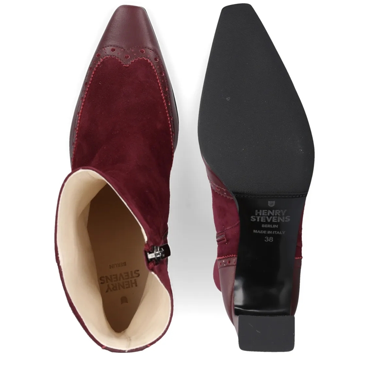 Henry Stevens Chelsea-laarzen Stiefeletten Madison ZB70 bordeaux(Image 4)