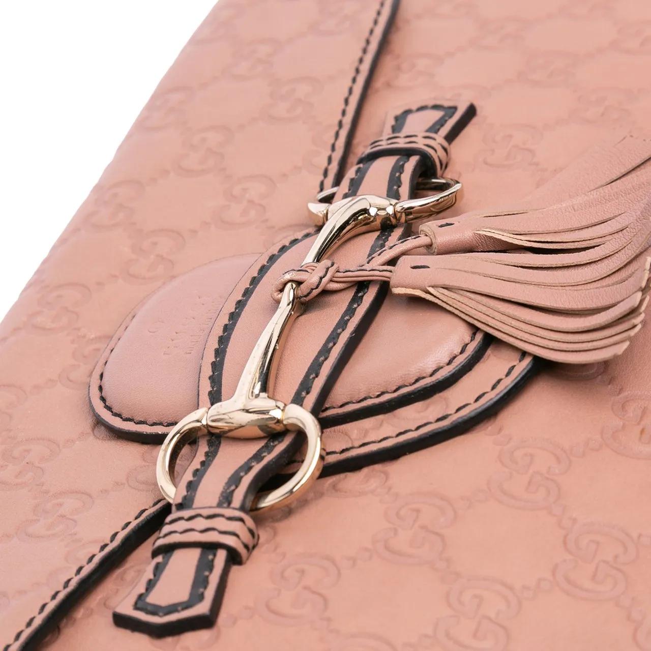 Thumbnail - Gucci Hobo Bags - 2016-2024 Medium Guccissima Emily Shoulder Bag - Gr. unisize - in Gold - für Damen