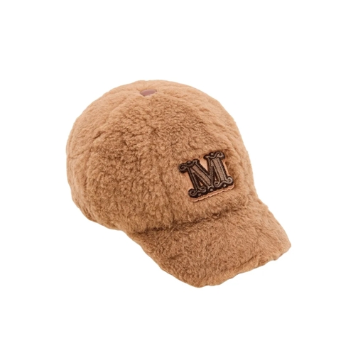 Max Mara Hut Edit Teddy Baseball Cap Brown