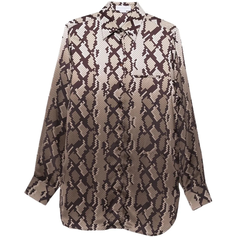 Stella McCartney Bluse Shirts Ivory weiß