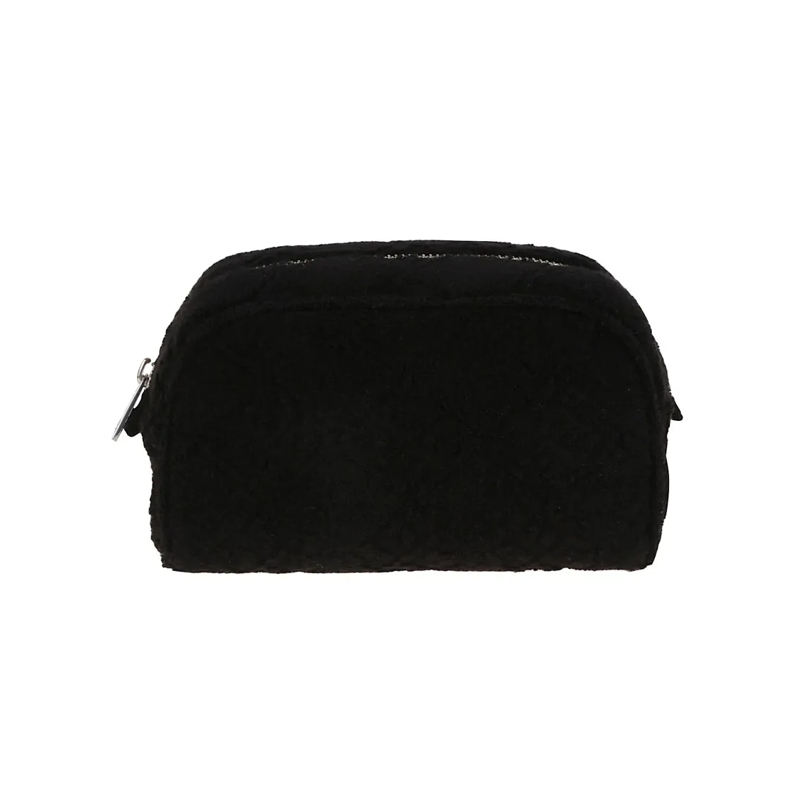 Tory Burch Clutch Textured Black Clutch With Rounded Silhouette Black