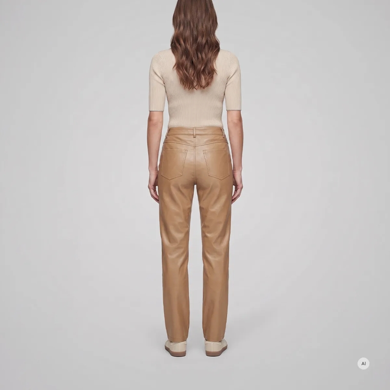 Marc Aurel  Pullover- mit silbernem Glanzgarn- Turtleneck- beige(Image 4)