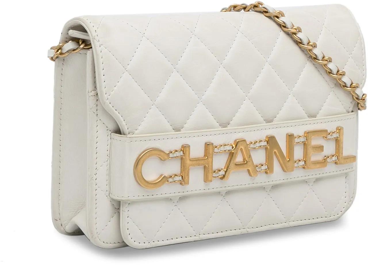 Thumbnail - Chanel Hobo Bags - 2019 Enchained Wallet on Chain - Gr. unisize - in Weiß - für Damen