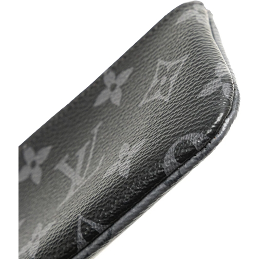 Louis Vuitton Kartenhalter 2022 Monogram Eclipse Reverse Pochette Cles grau (Image 2)