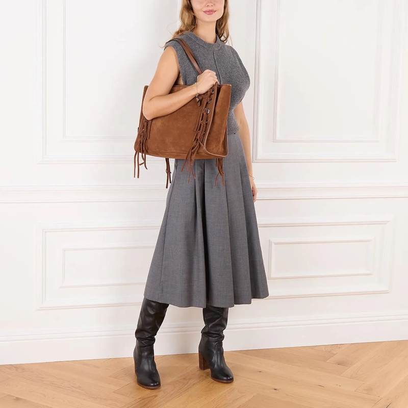 Gianni Chiarini Shopper Marcella Tote Bag Cognac(Image 2)