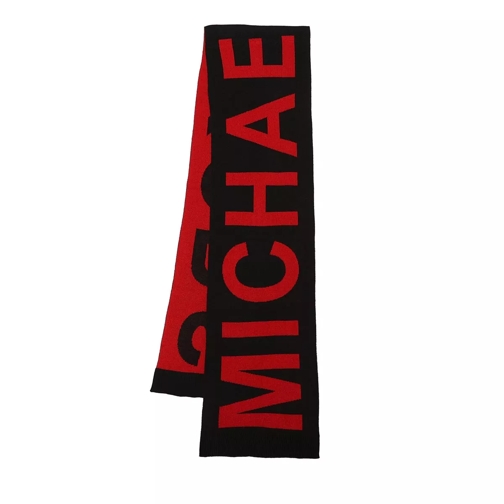 MICHAEL Michael Kors Mk Bold Logo Scarf Black Wollschal