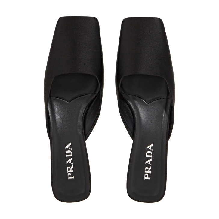 Prada mules sale best sale