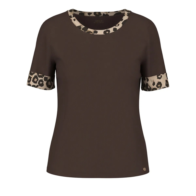 Marc Cain T-Shirt T-Shirt seal brown