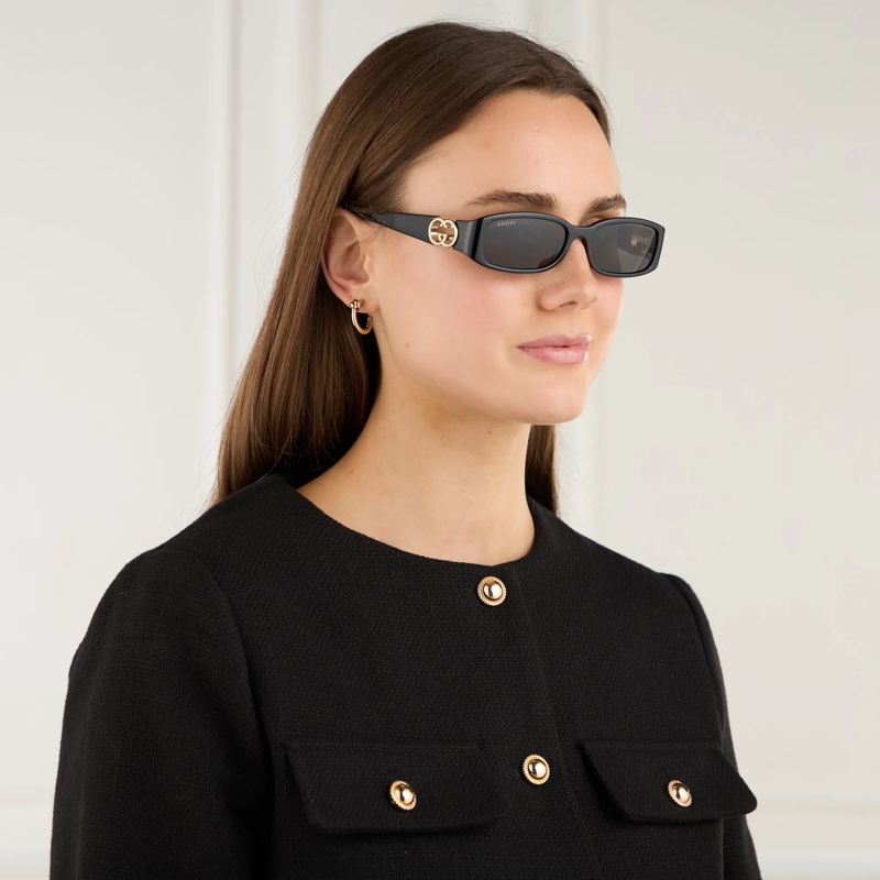 Gucci Sonnenbrille GG1661S-001 Black-Black-Grey(Image 2)