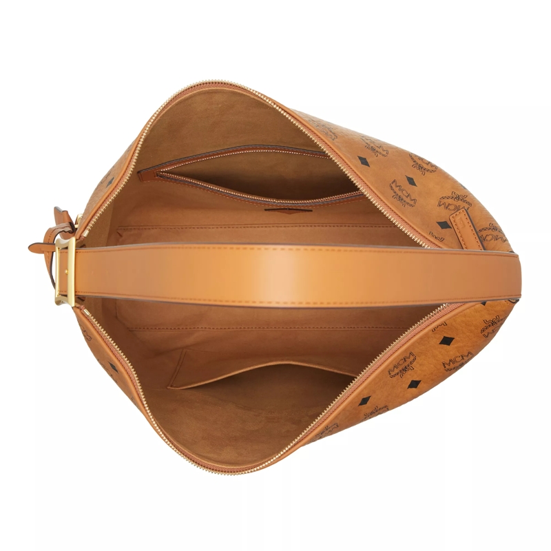MCM Hobo Bag Aren Hobo Cognac(Image 6)