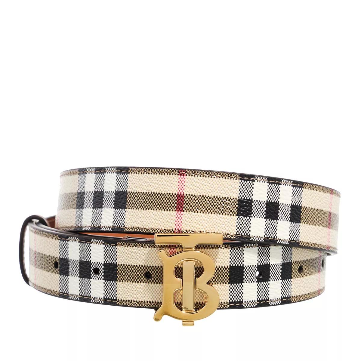 Burberry Gürtel - Reversible Belt - Gr. S - in Bunt - für Damen