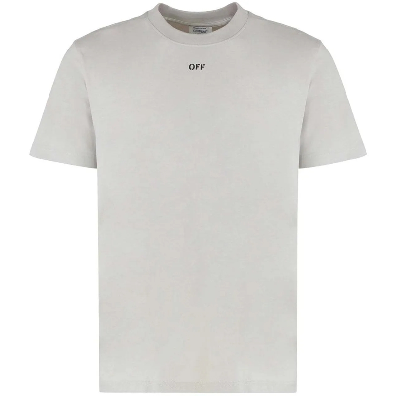 Off-White Legeres Oberteil Off-White T-shirt grau