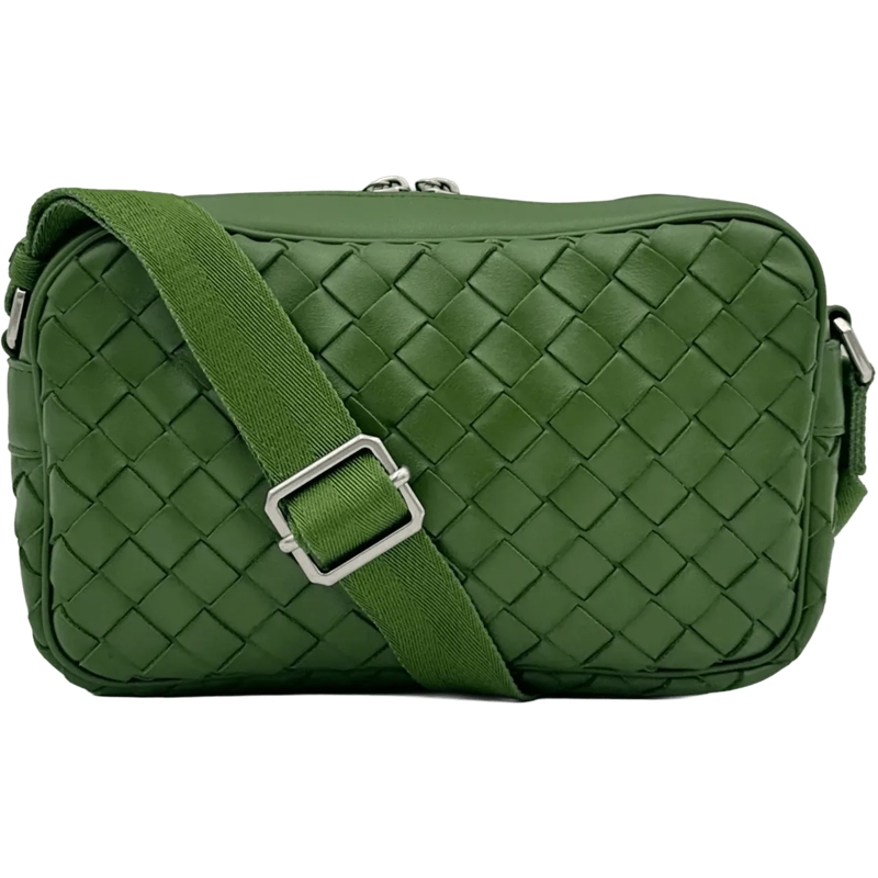 Bottega Veneta Fourre-tout Bottega Veneta Classic Camera Bag Small - Green grün
