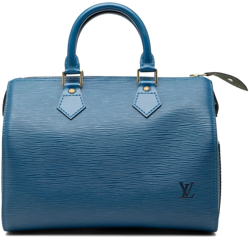 Louis Vuitton Tote Epi Speedy 25 blau