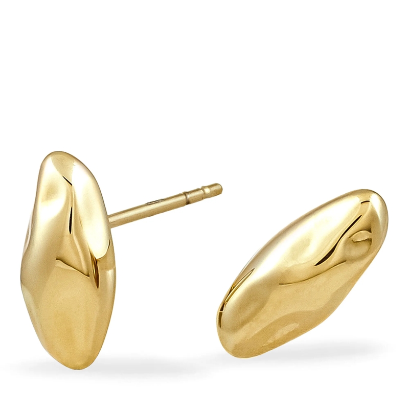 Copenhagen Ohrstecker Edelstahl Ohrringe - Organics gold