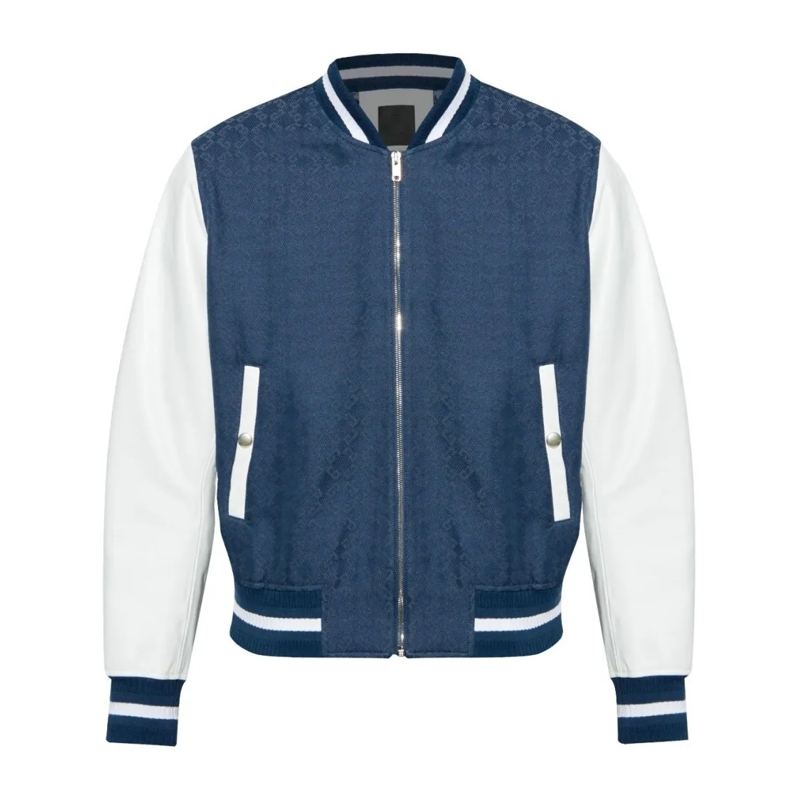 Givenchy Bomberjacke Indigo Blue Zip-Up Jacket Green