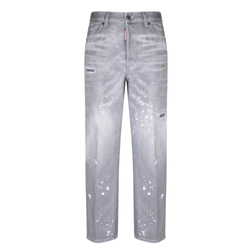 Dsquared2 Slim Fit Cotton Jeans Grey Jeans Slim Fit