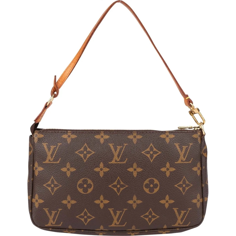 Louis Vuitton Schultertasche Louis Vuitton Canvas Monogram Pochette Accessoire  mehrfarbig