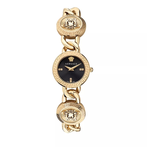 Versace Stud Icon Gold/Black Quartz Watch