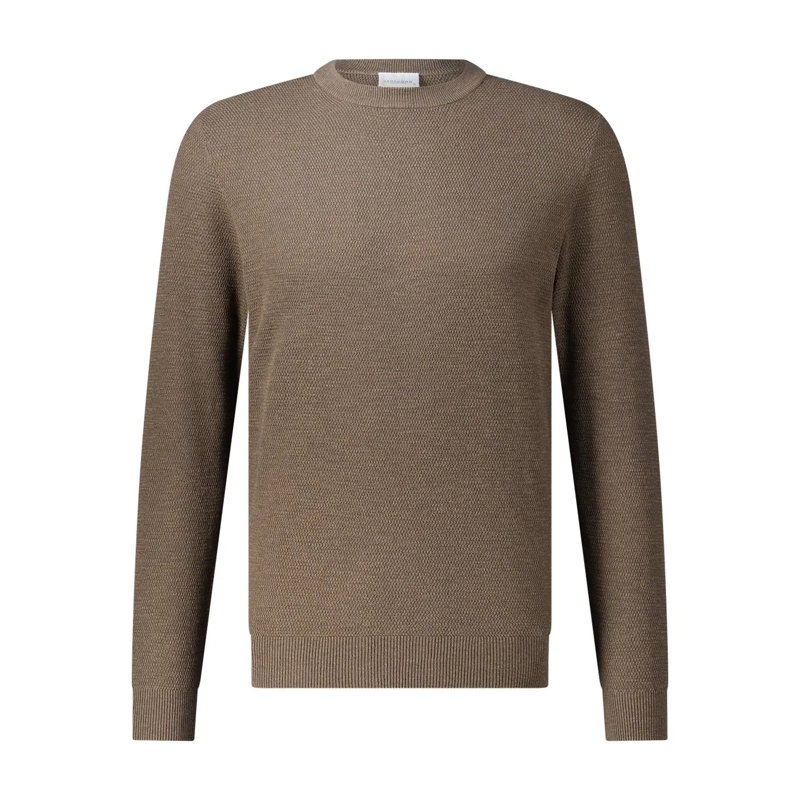 PROFUOMO Pullover Pullover aus Baumwolle braun(Image 3)
