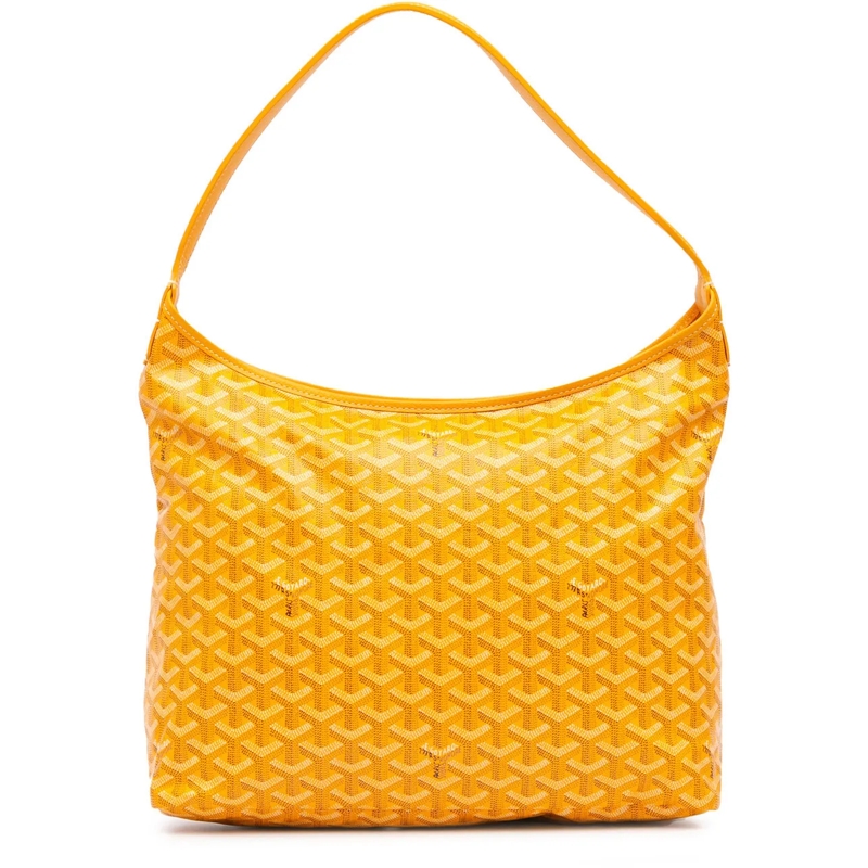 GOYARD Schultertasche Goyardine Boheme Hobo gelb